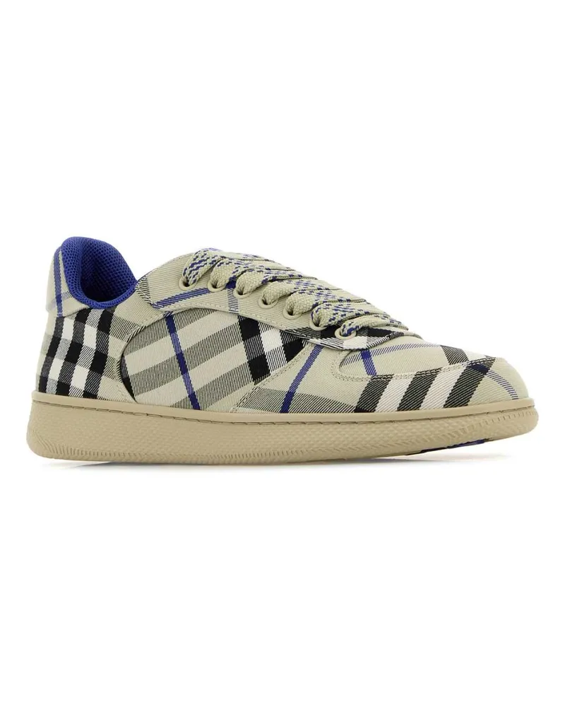 Burberry Women's Embroidered Canvas Terrace Sneakers Lichenipcheck Beige