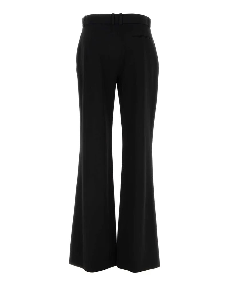 The Row Women's Black Wool Coleman Pant Exterior: Pantaloni Trousers Black