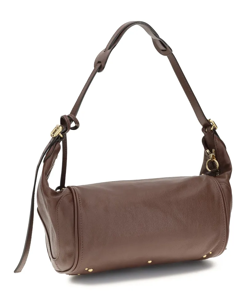 Chloé Women's Shoulder Bag Paddington Crafty Brown Calf Leather Brown