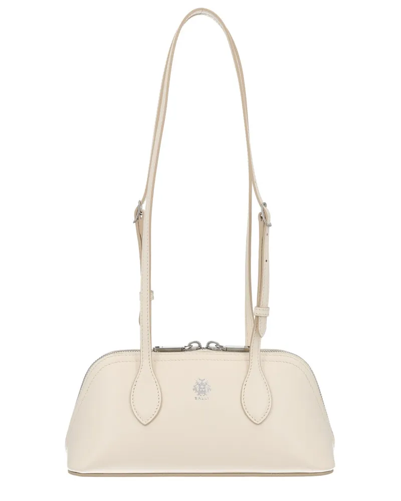 Bally Women's Praline S Bag White Calf Leather Handbags Hand White