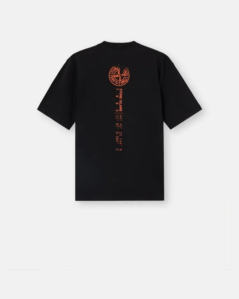 Stone Island Logo-Embroidered T-Shirt — Black Black