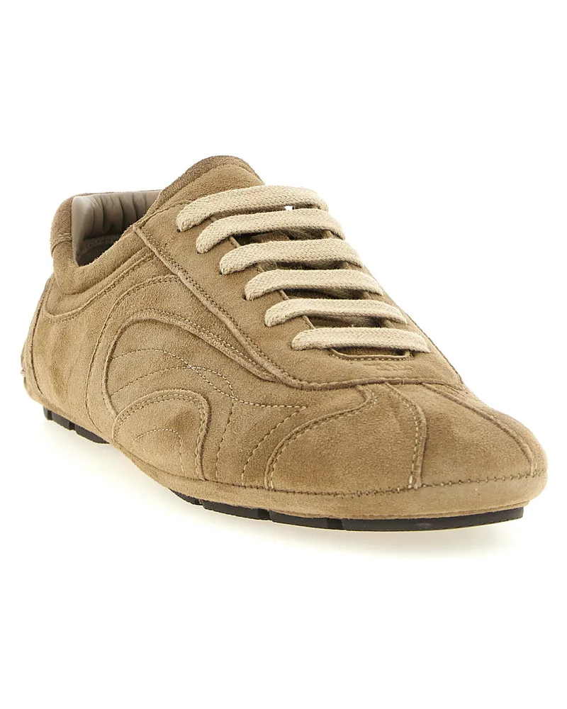 Prada Montecarlo Sneaker — Beige Beige