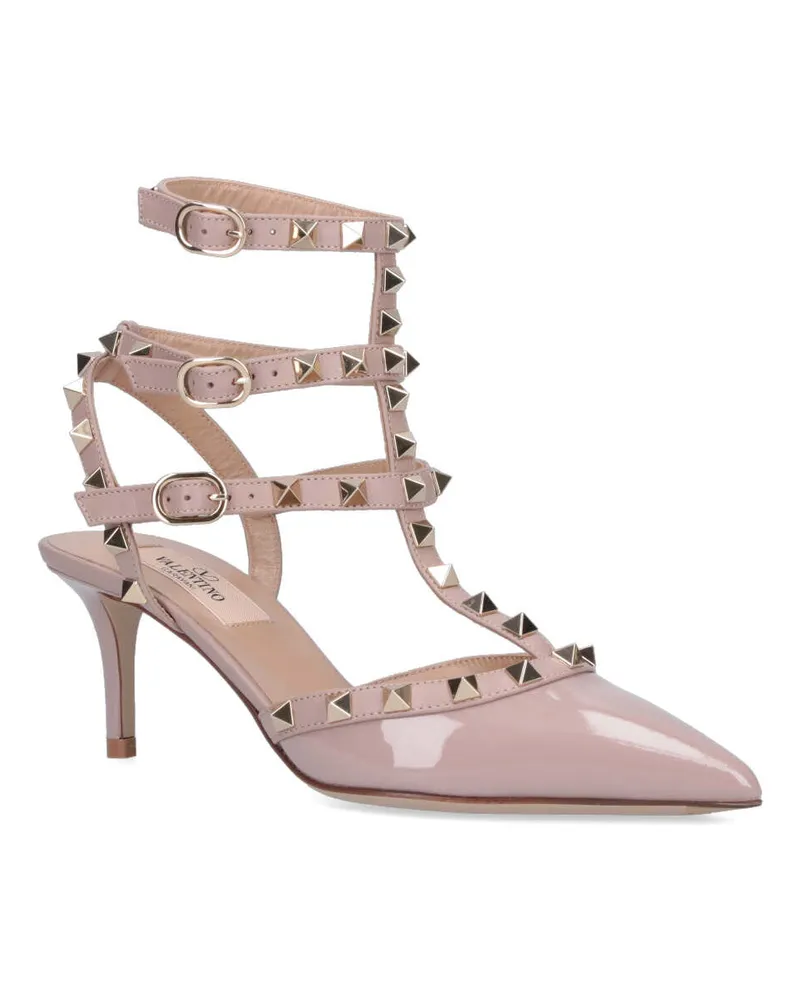 Valentino Garavani Women's With Heel Pink Upper: Lamb Leather High Shoes Pink