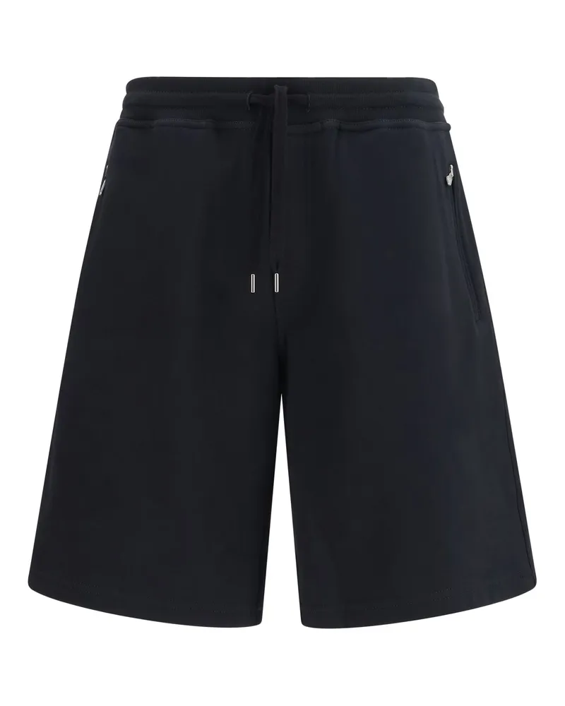 Brunello Cucinelli Men's Jogging Shorts Cotton Black Bermuda Black
