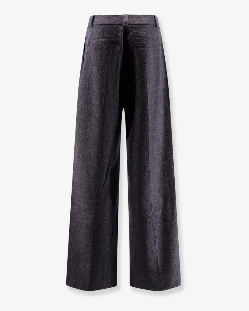 HUGO BOSS Women's Trousers Taflong Blue Polyester Blue