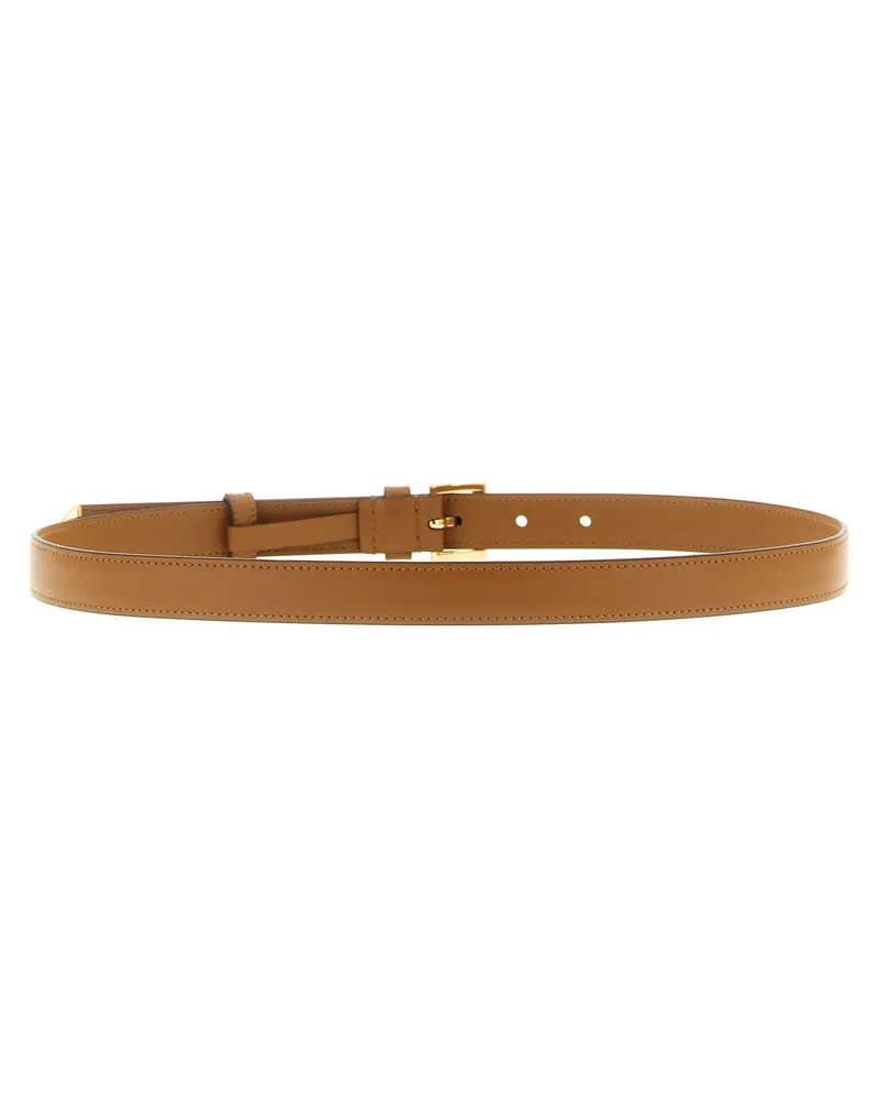 Prada Leather Belt — Caramel Caramel