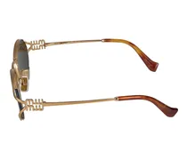 Women's Sunglasses Miu 0mu 52ys 7oe01t 21-125 Metal