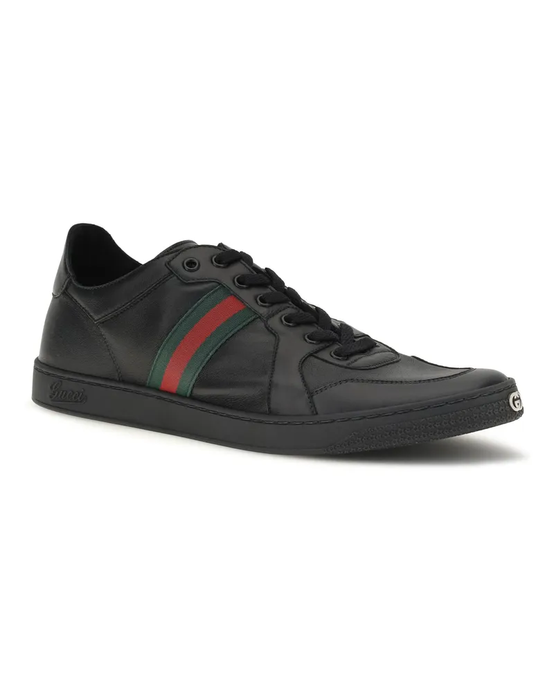 Gucci Stretch Coda Sneakers — Black Black
