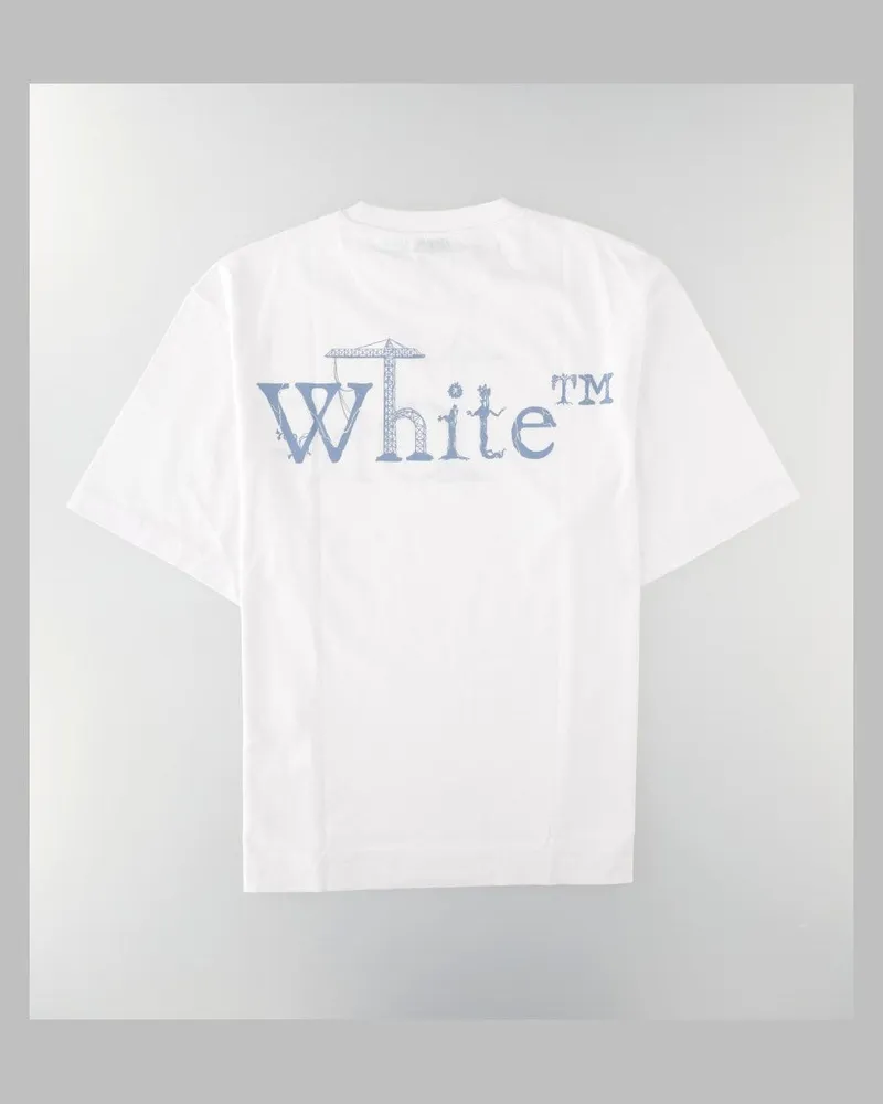 OFF-WHITE Logo-Print T-Shirt — White White