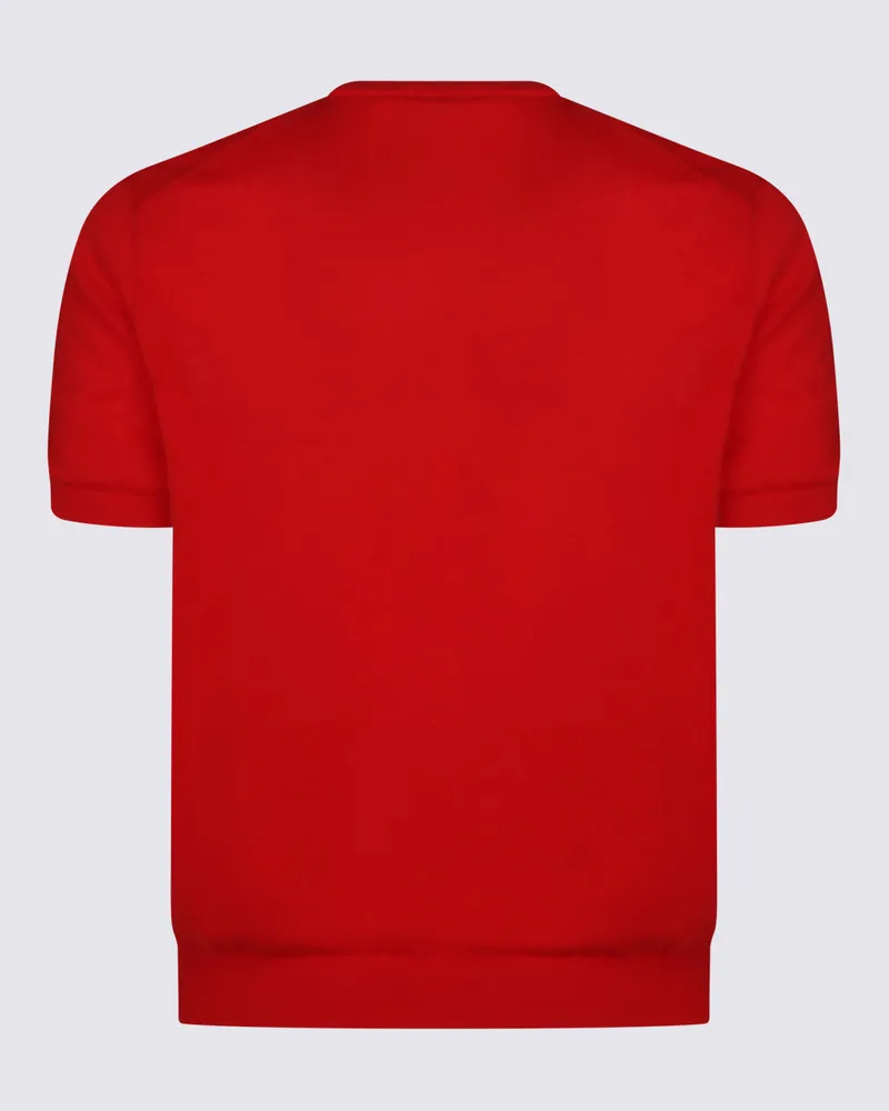 Malo Men's T-Shirts And Polos Rosso _co Ea Red