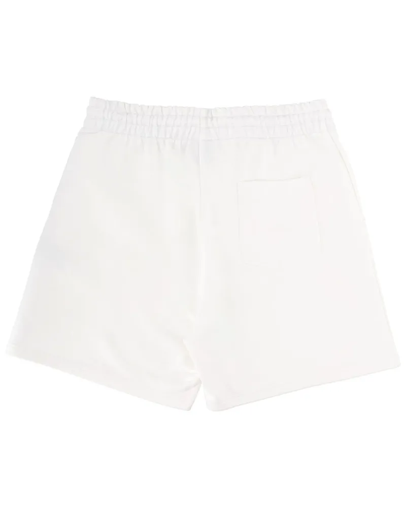 Casablanca Paris Logo-Embroidered Organic Cotton Bermudas — White White