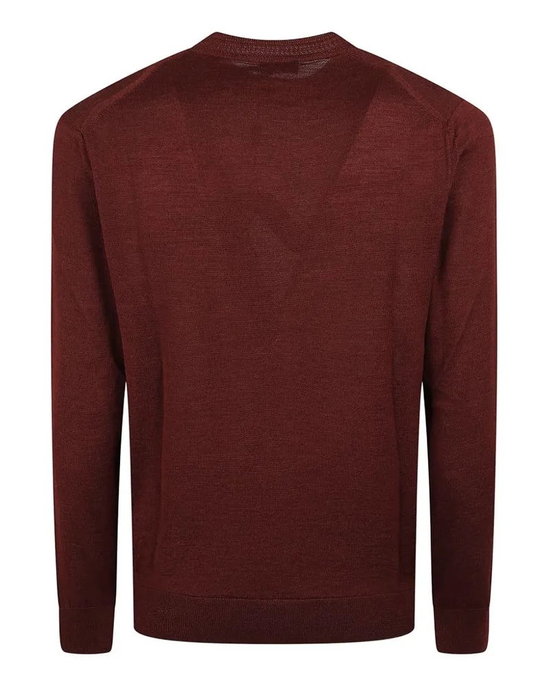 Etro Wool and Silk Blend Sweater — Burgundy Burgundy