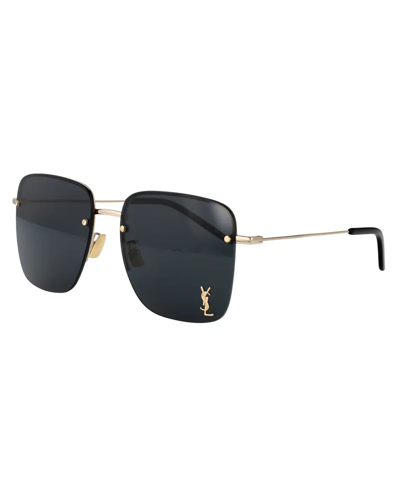 Saint Laurent Women's Sunglasses Sl312 M Gold-Black Gold-Gold-Black Metal Gold/gold/black Gold