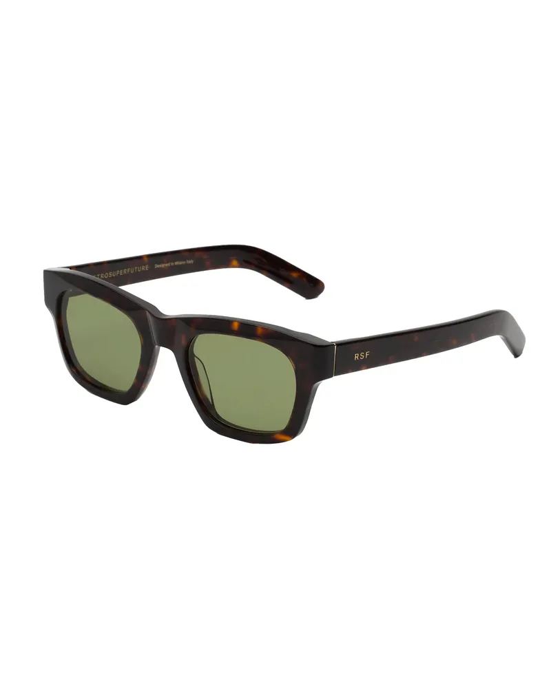 RETROSUPERFUTURE Unisex Sunglasses Sintesi 3627 Acetate Brown Brown