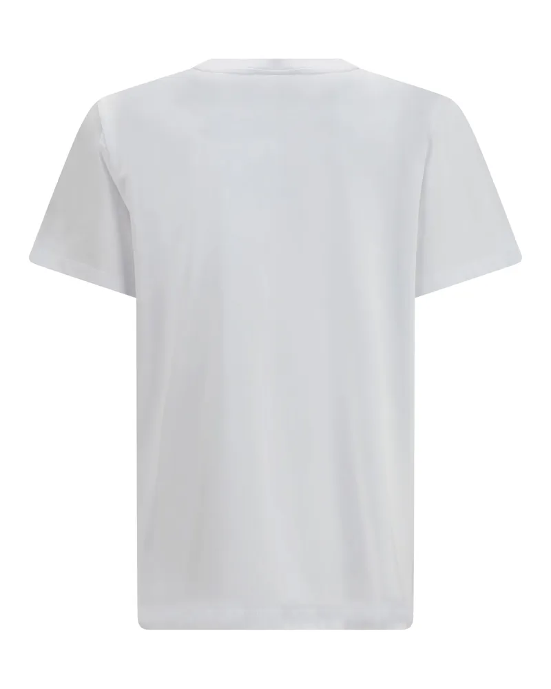 Ganni Women's Strawberry Cotton T-Shirt Bright White T-Shirts And Polos White