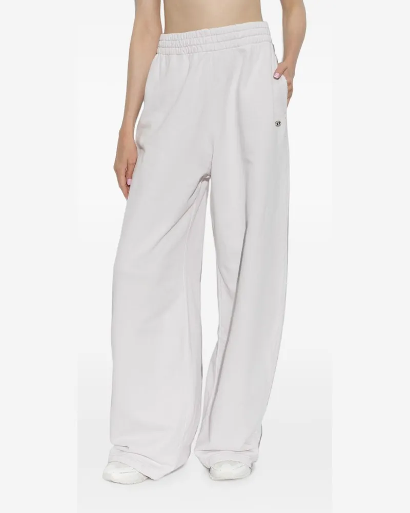 Diesel Cotton Sweatpants Joggers — White White