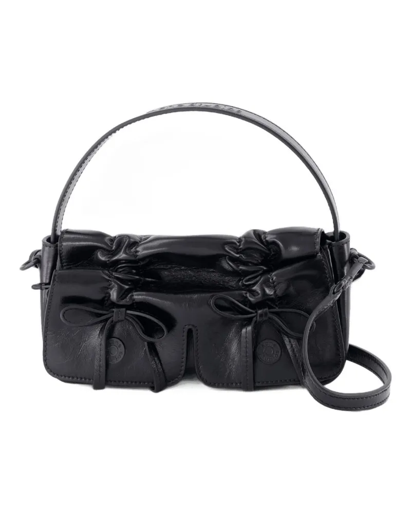 Acne Studios Unisex Multipocket Micro Lux Crossbody -  Leather Black Calfskin Bags Handbags-Purses Black