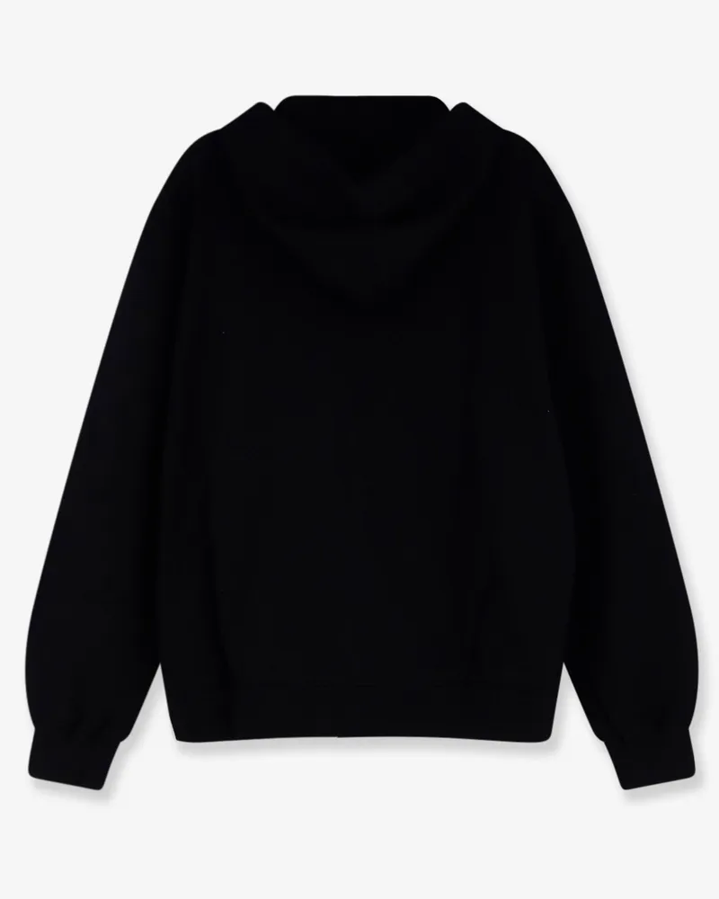 Dolce & Gabbana Men's Hooded Cotton Sweatshirt Black Sweatshirts Sweater Black
