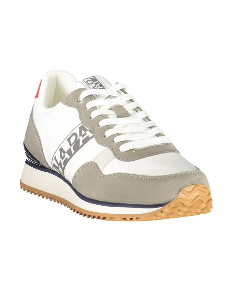 Napapijri Mixed-Material Sneaker — White White