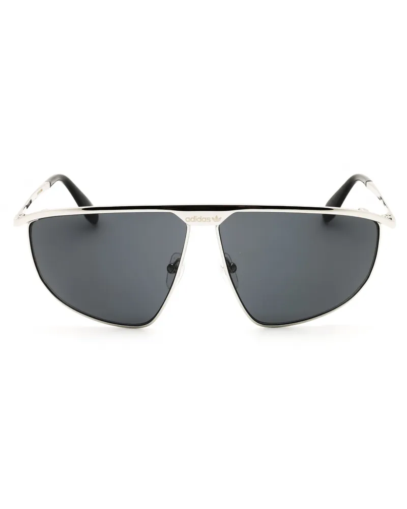 adidas Men's Or0028 Sunglasses Silver Silver