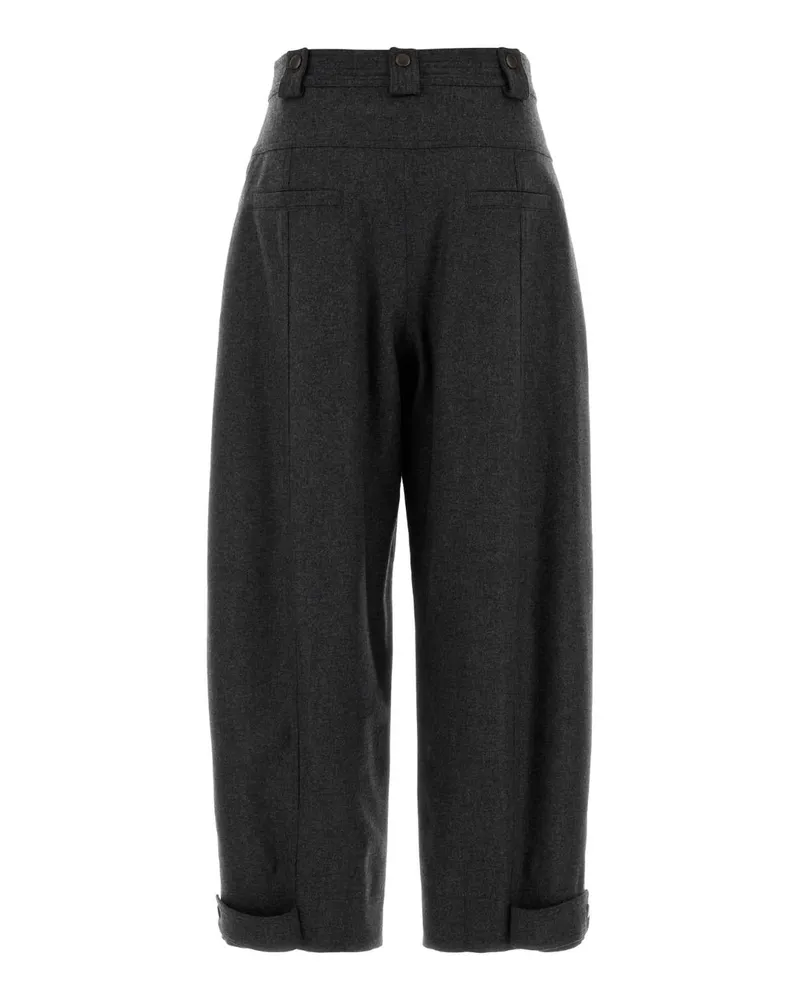 Chloé Virgin Wool and Cashmere Trousers — Gray Gray