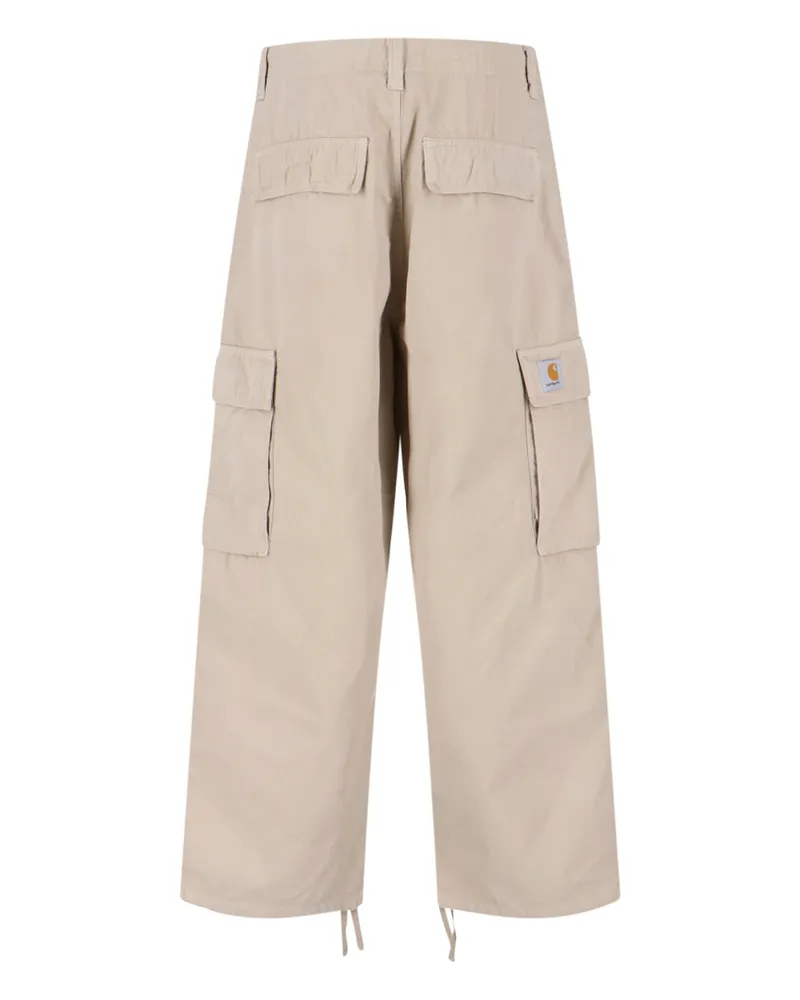 Carhartt WIP Men's Trousers Beige Cotton Beige