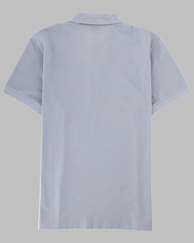 HUGO BOSS Cotton Elastane Polo Shirt — Gray Gray
