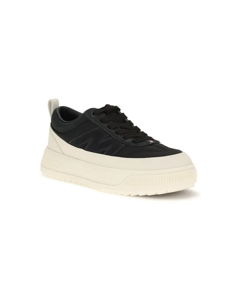 Moncler Women's Black Polyamide Athletic Sneakers Black