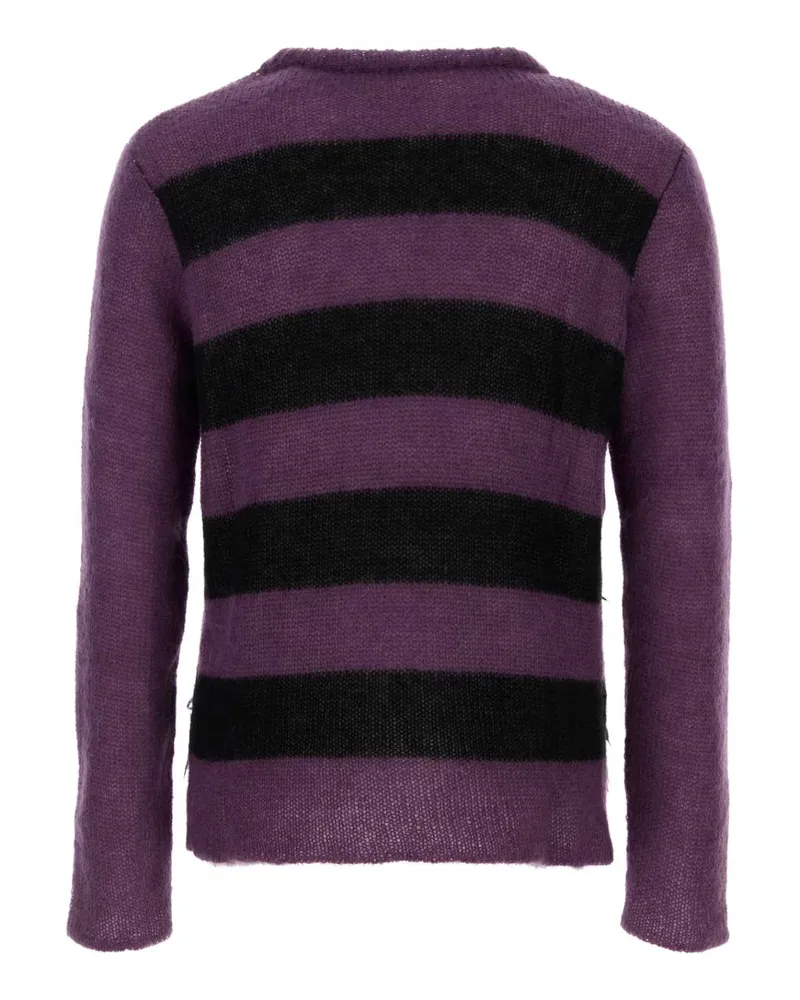 Namacheko Men Multicolor Wool Blend Sweater Purple Maglieria Purple