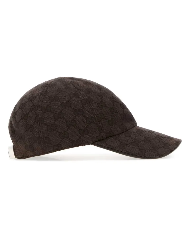 Gucci Women's Gg Fabric Baseball Cap Browndarkbrown Pl Pa Co Cappelli Hat Brown