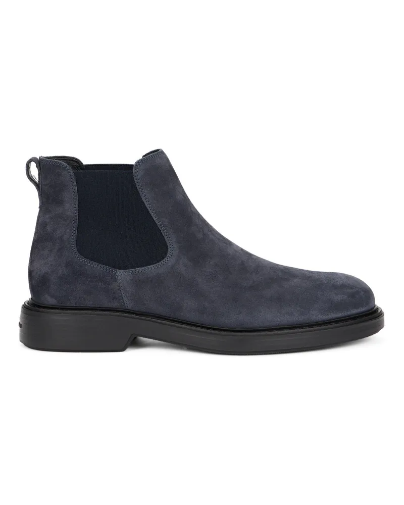 Hogan Leather Chelsea Chelsea Boot — Navy Navy