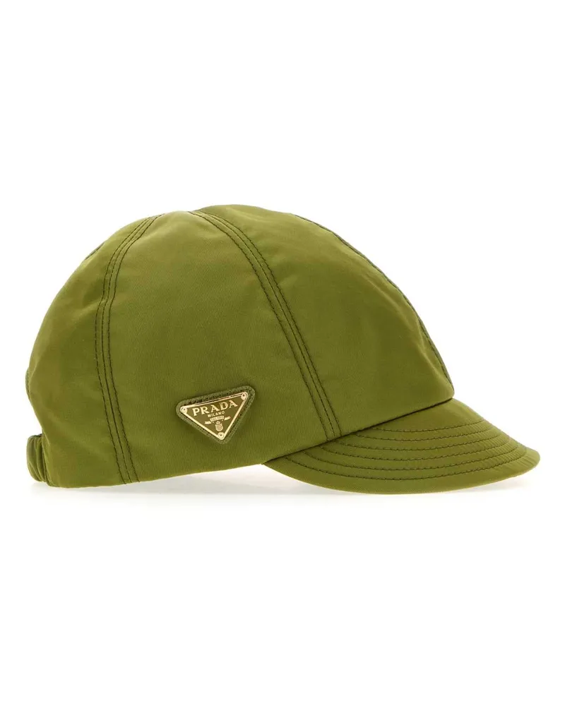 Prada Women's Green Re-Nylon Baseball Cap Edera 1 Cappelli E Fasce Per Capelli Hat Green