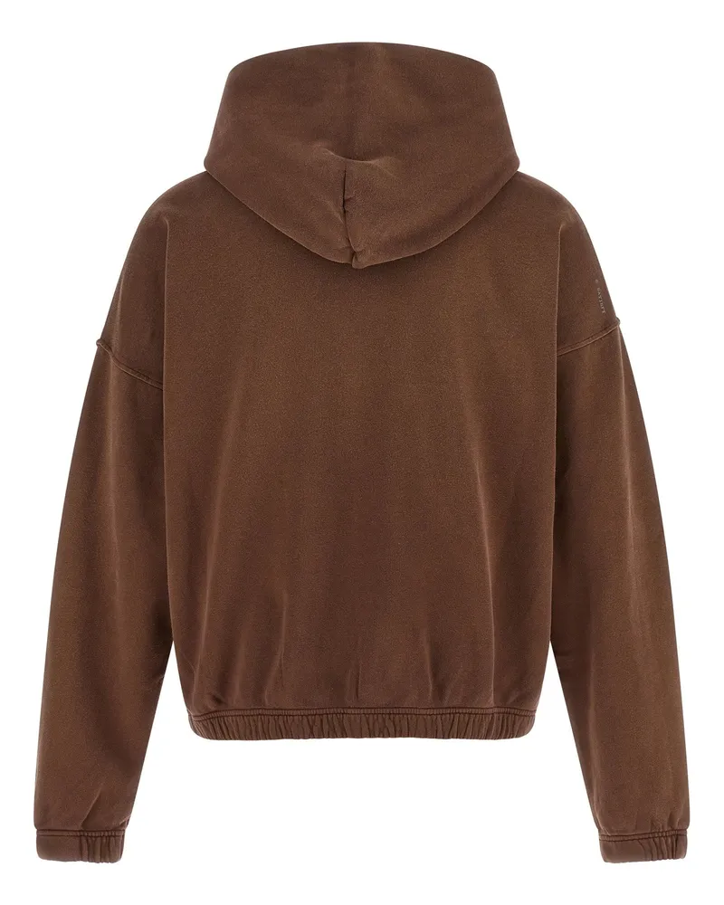 Satisfy Organic Cotton French Terry Hoodie — Brown Brown