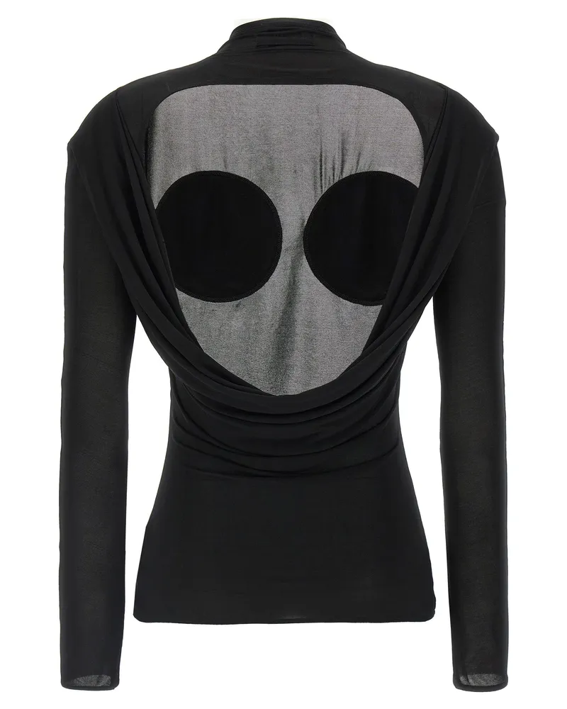 Jean Paul Gaultier Women's Black Viscose Cardigan Clothing Black