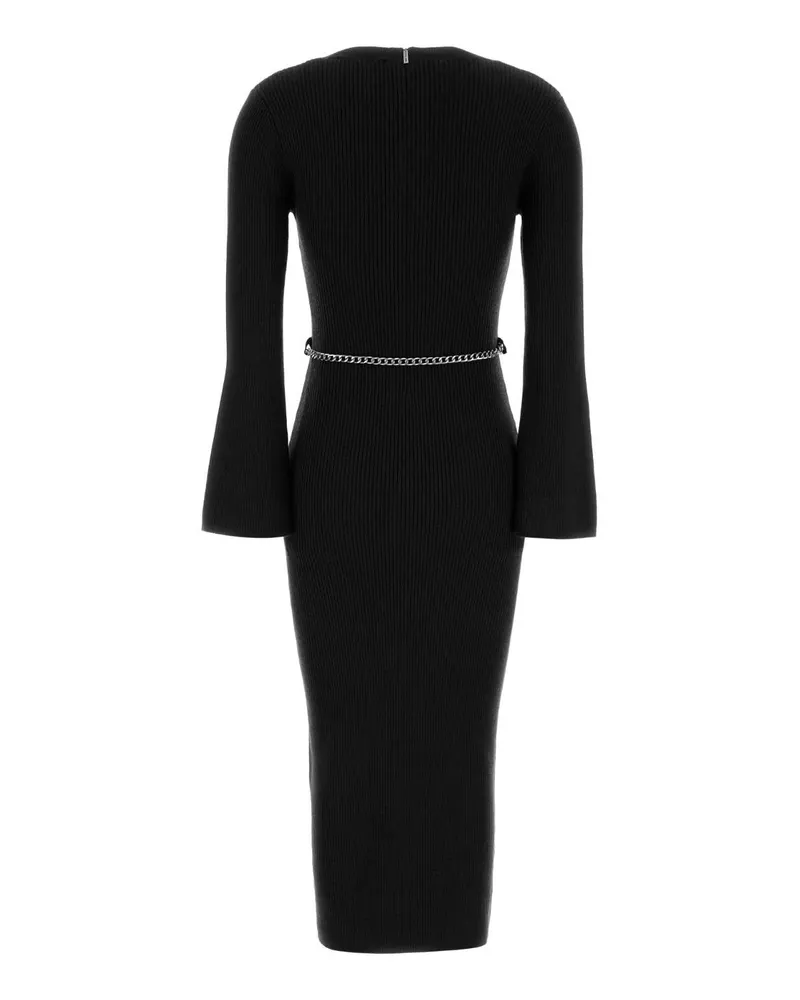Michael Kors Women Black Wool Blend Dress Abiti Black
