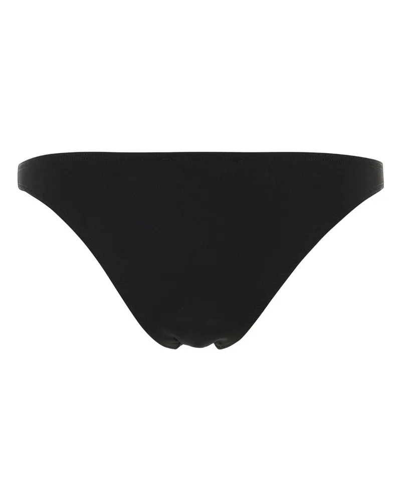 Prada Women's Black Stretch Re-Nylon Bikini Bottom Nero Costumi Da Bagno Swimwear Black