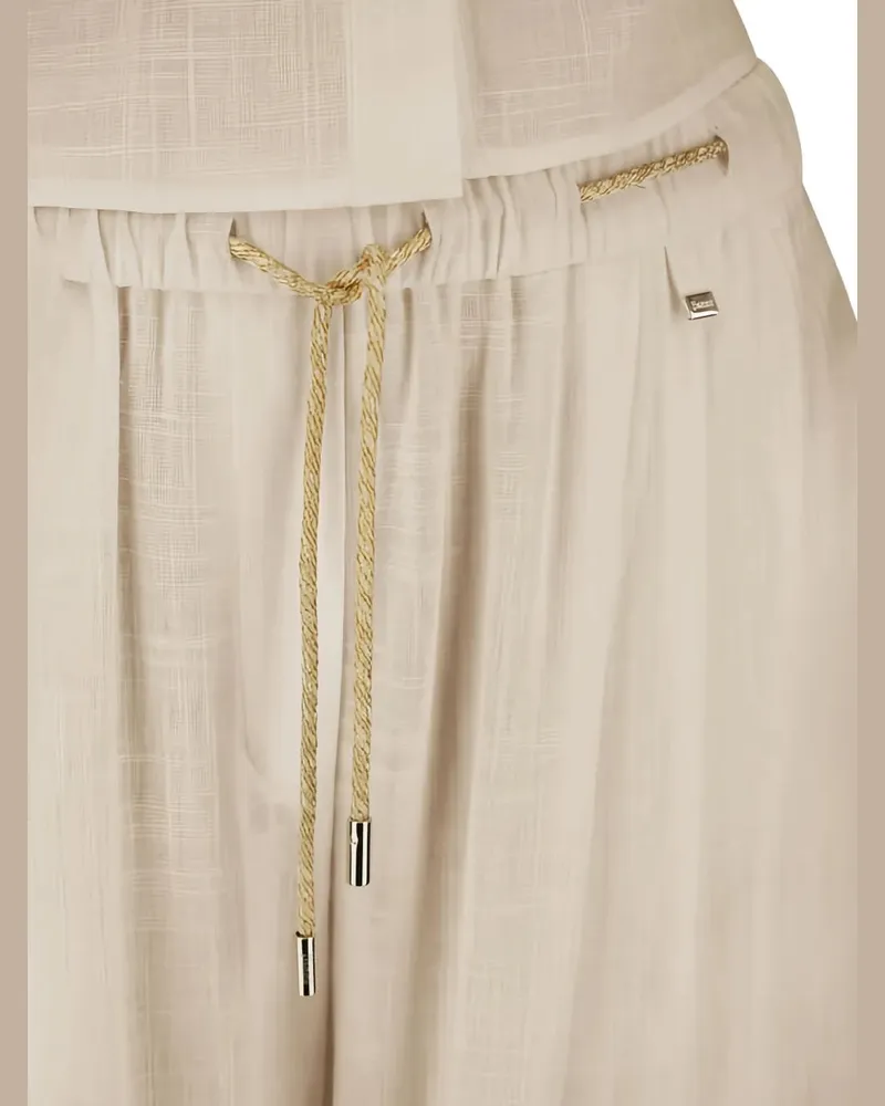 Herno Women's Drawstring-Waist Trousers Ss26 W Beige