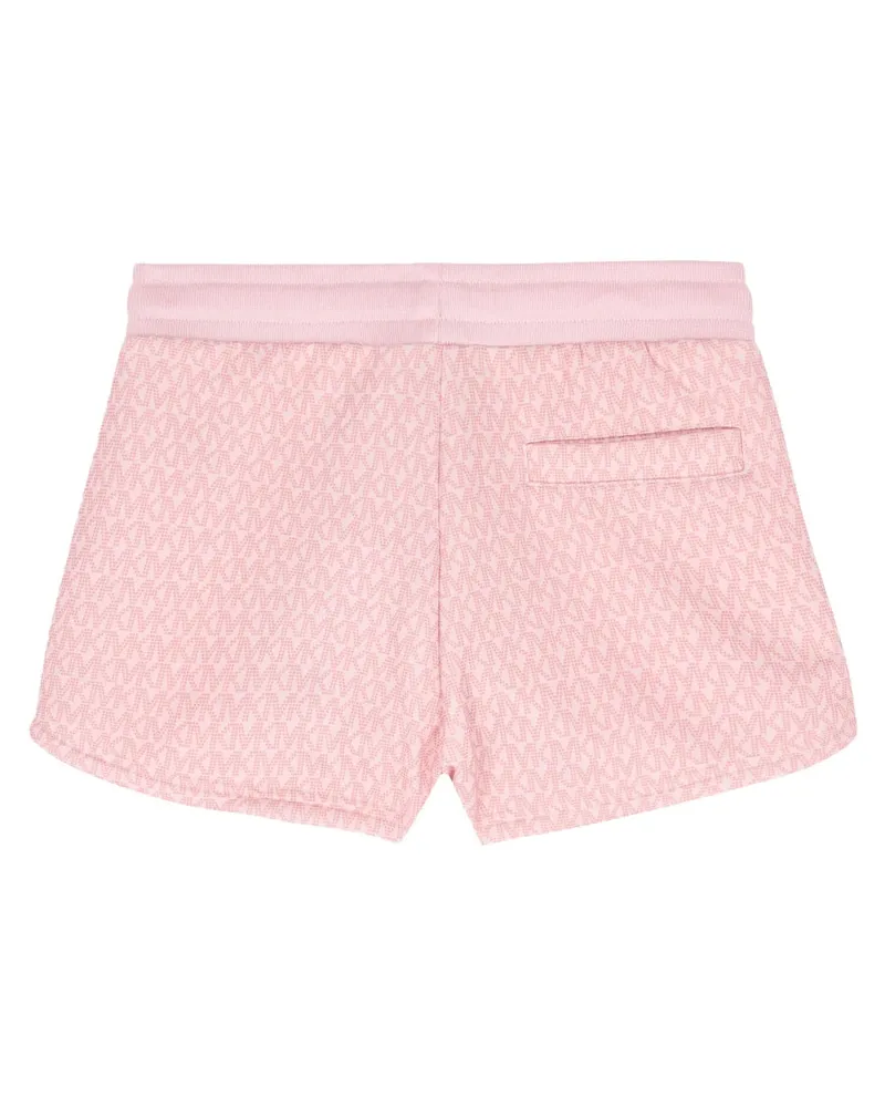 Michael Kors Viscose Blend Bermuda Shorts — Pink Pink