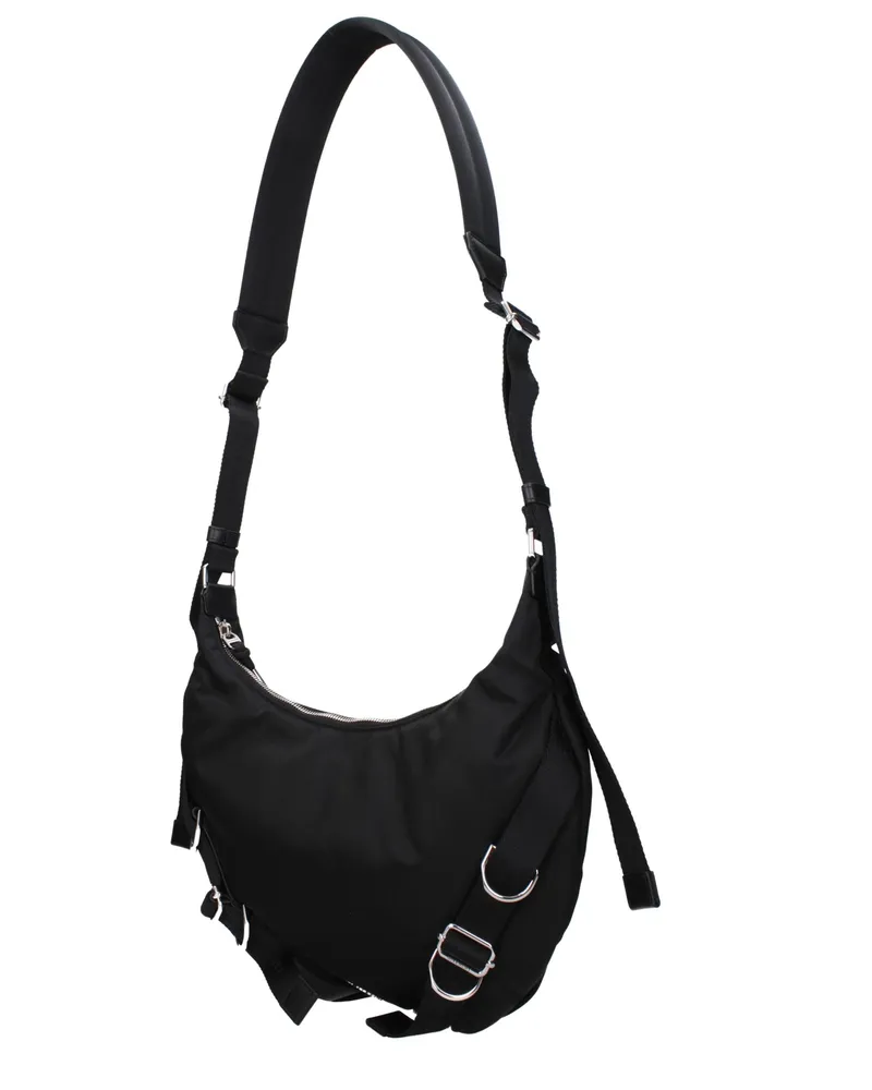 Givenchy Men's Black Nylon Crossbody Bag Black
