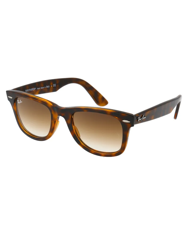Ray Ban Unisex Sunglasses Wayfarer Ease Light Havana Injected Tortoiseshell