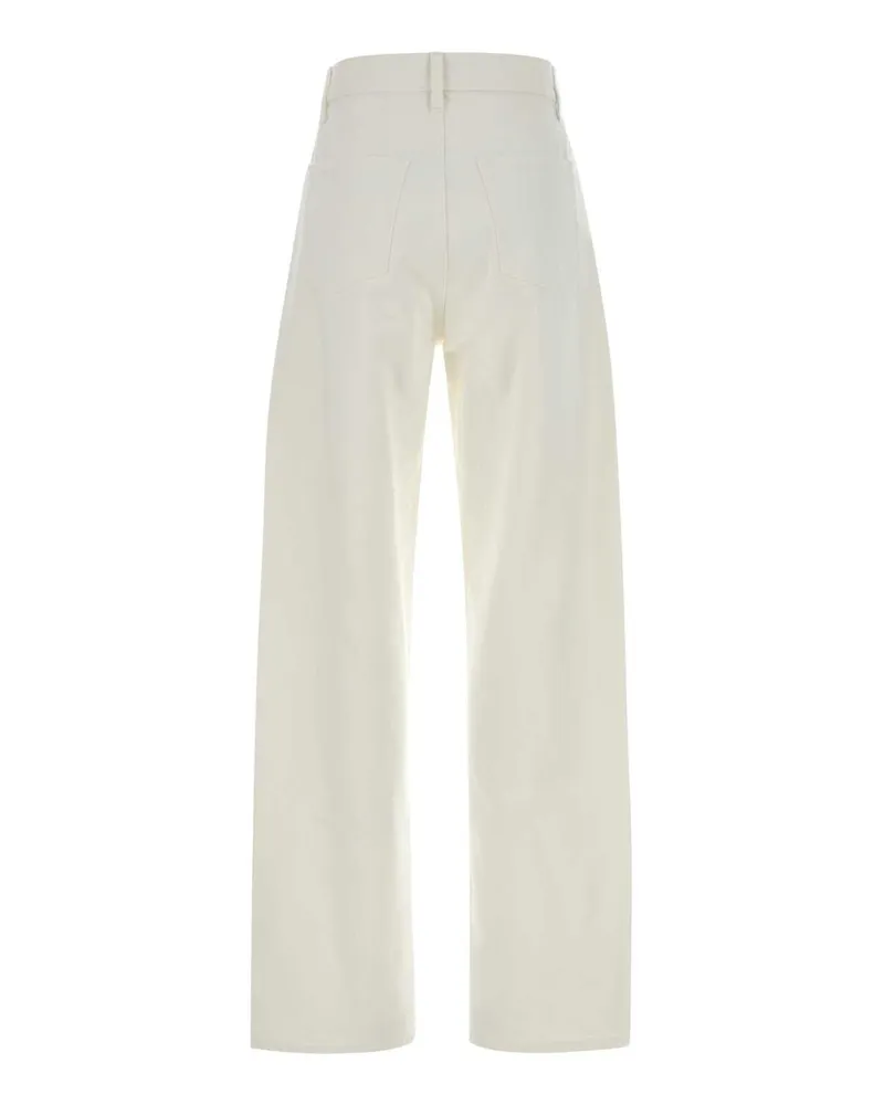 Jil Sander J03ka0356j46463 102 Porcelain Exterior: Cotton Jean White