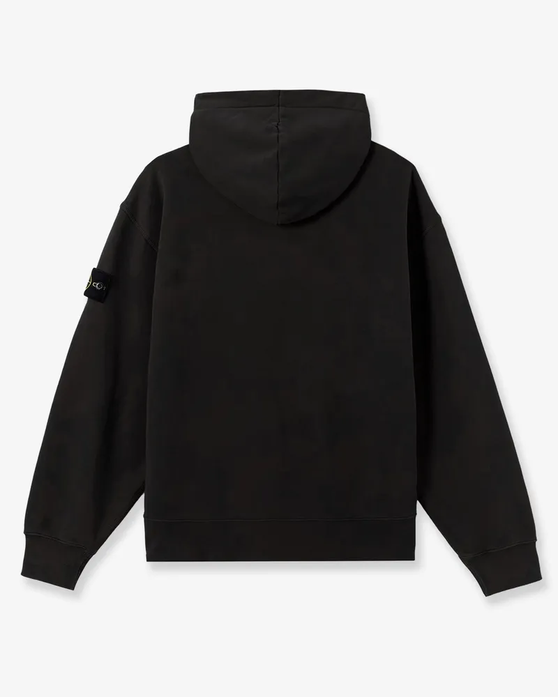 Stone Island Men's Sweatshirt Oversized Organic Cotton Black Sweatshirts Sweater Black