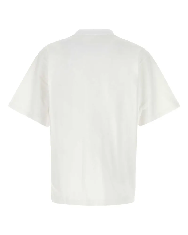 Alexander Wang Unisex White Cotton Oversize T-Shirt Vintagewhite Exterior Exterior: T-shirts And Polos White