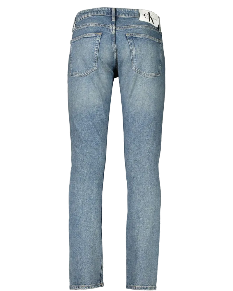 Calvin Klein Slim Fit Cotton Jeans — Blue Blue