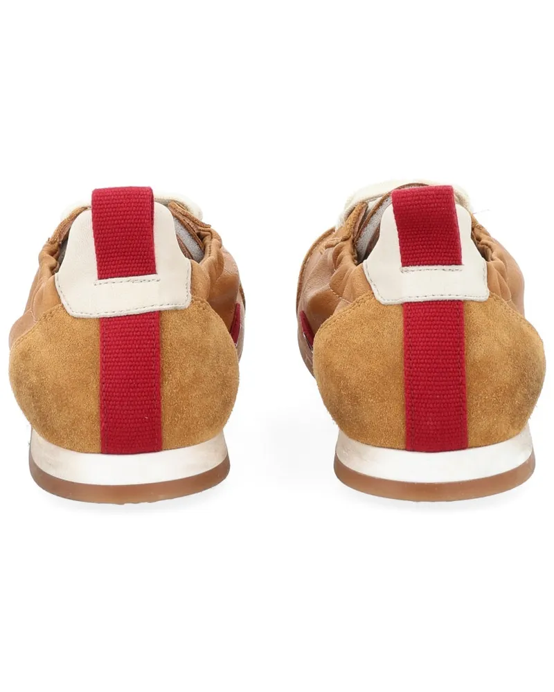 Uma Wang Leather Sneaker — Brown Brown