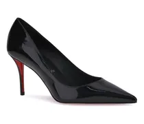 Women's Miss Z Pumps Black-Lin Black Black/lin High Heel Shoes