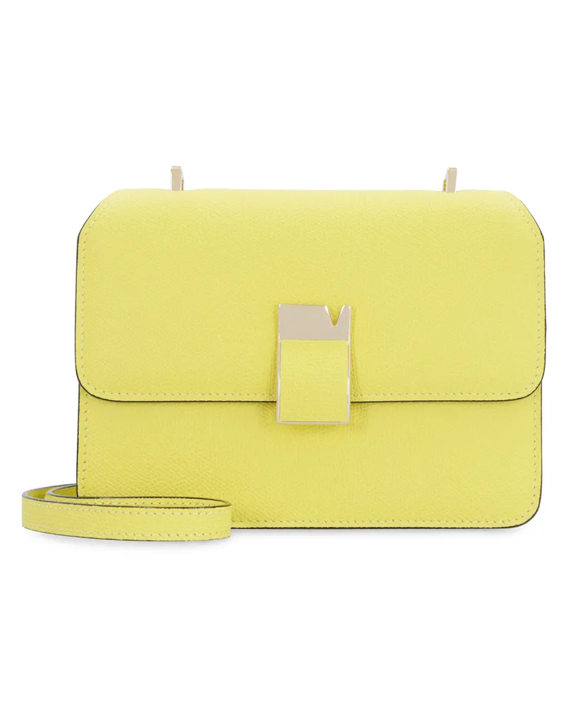 Valextra Nolo Mini Crossbody Bag — Yellow Yellow