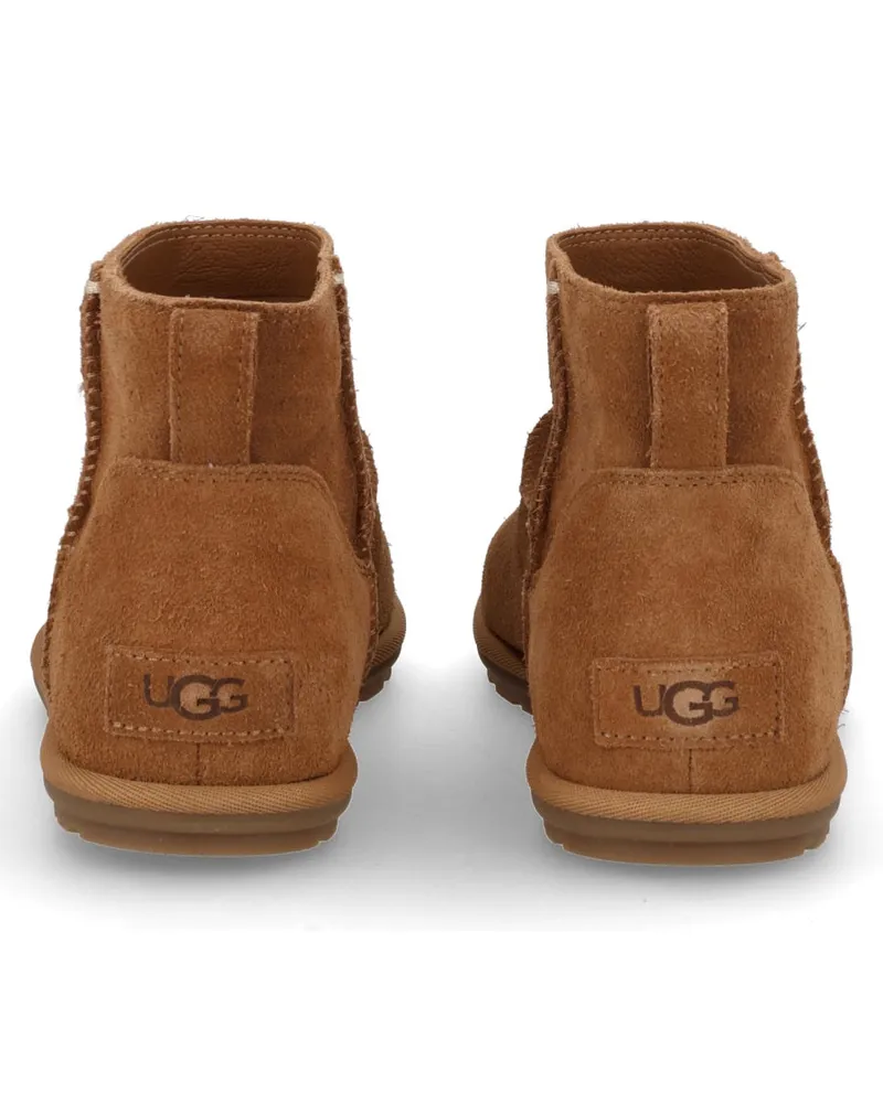 UGG Women's Boots Classic Mini Brown Leather Brown