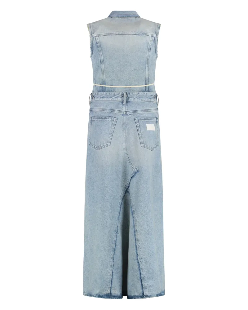 Maison Margiela Women's Denim Dress Medium Blue Cotton Blue