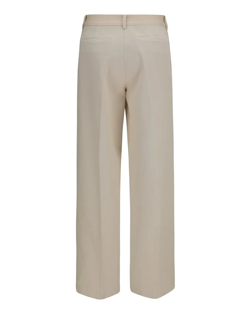 forte_forte Women's Chino Pants Cotton Seta Trousers Beige